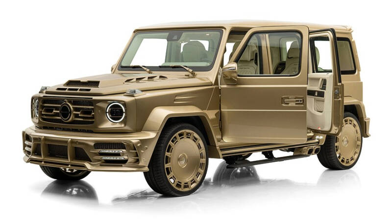 Золотой кирпич: уникальный удлинённый &laquo;гелик&raquo; от Mansory с 900-сильным V8