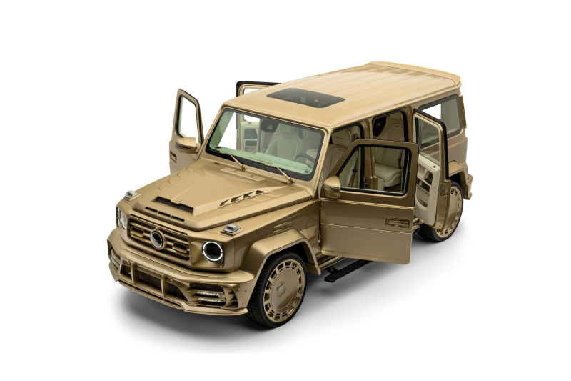 Золотой кирпич: уникальный удлинённый &laquo;гелик&raquo; от Mansory с 900-сильным V8