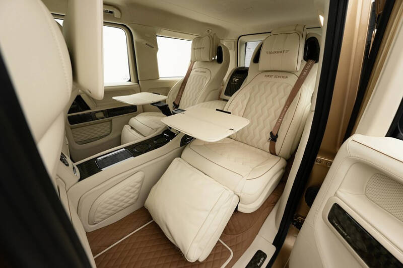 Золотой кирпич: уникальный удлинённый &laquo;гелик&raquo; от Mansory с 900-сильным V8