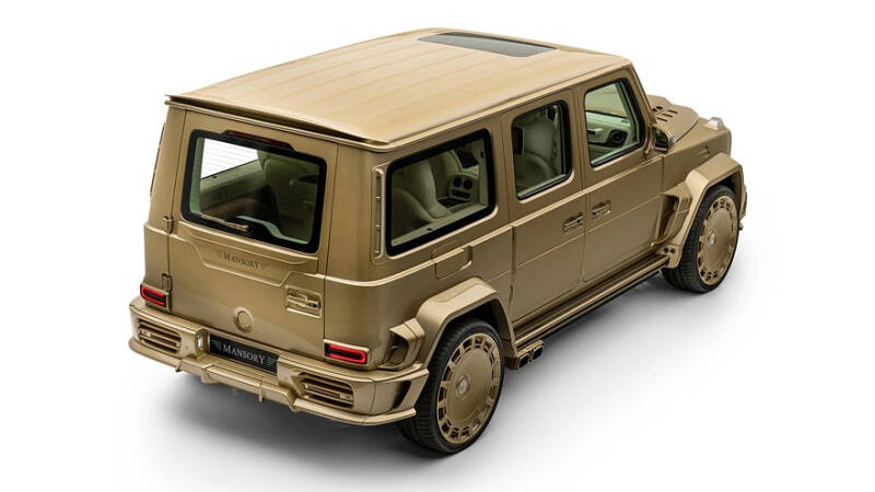 Золотой кирпич: уникальный удлинённый &laquo;гелик&raquo; от Mansory с 900-сильным V8