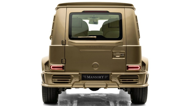 Золотой кирпич: уникальный удлинённый &laquo;гелик&raquo; от Mansory с 900-сильным V8